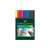 Faber-Castell Grip Fineliner Stifte, 10 Farben, 0,4 mm, Verpackung
