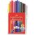 Faber-Castell Grip markers, set of 10 assorted colors, ergonomic grip zone