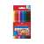 Faber-Castell Grip Felt Tip Pens 10 pack, triangular, washable, water-based ink, food dyes, 10 different colors