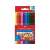Faber-Castell Grip Felt Tip Pens 10 pack, triangular, washable, water-based ink, food dyes, 10 different colors