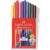 Faber-Castell Grip Colour Marker 10 pack, triangular, washable, water-based ink, food dyes, 10 different colors