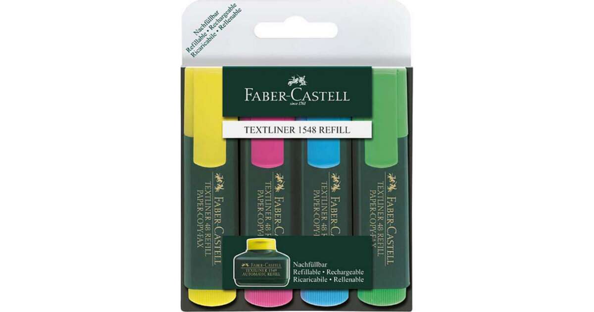 Refillable Textliner Faber Castell Textliner 48 Price Water-based