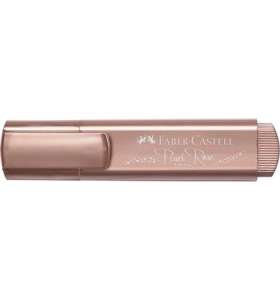 Evidențiator FABER-CASTELL, 1-5 mm, FABER-CASTELL TL 46, roz metalizat 31538368 Papetărie