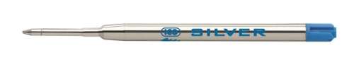 ICO Kugelschreibermine, 0,8 mm, Goliat, ICO "Silber", blau