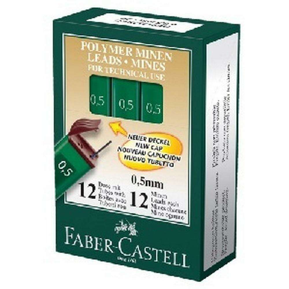 FABER-CASTELL Grafitbél, HB, 0,5 mm, FABER-CASTELL