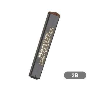 Faber-Castell 2B Bleistiftminen, 0,5 mm, 12 Stück - Schreibwaren-Zubehör