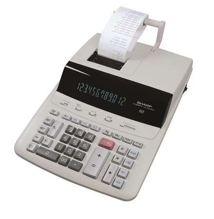 SHARP Taschenrechner, Band, 12 Ziffern, 2-Farbdrucker, SHARP "CS-2635RHGYSE" 31538494