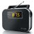 Черен преносим AM/FM радиоприемник Muse M-081R с функция аларма