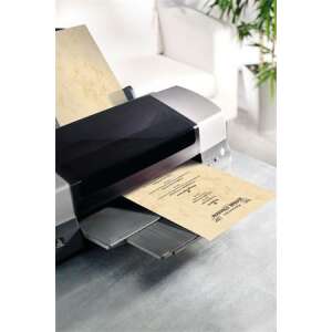 SIGEL előnyomott papír, bézs, márványos, A4, nyomtatóba helyezve - Előnyomott papír