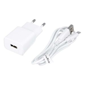 Maxlife TF-0100 USB-Wandladegerät und Typ-C-Kabel - Maxlife