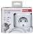 Emos P04219GU white extension cord with 4 sockets and 2 USB ports