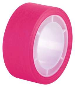 Tesa Neon rosa beschreibbares Klebeband, 19 mm x 10 m - ICO