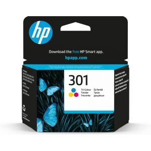 HP 301 Tri-Color Ink Cartridge Packaging - Office Supply