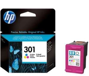 HP CH562EE Atramentová kazeta pre DeskJet 2050, HP 301, farebná, 165 strán 31540764 Atramentové kazety