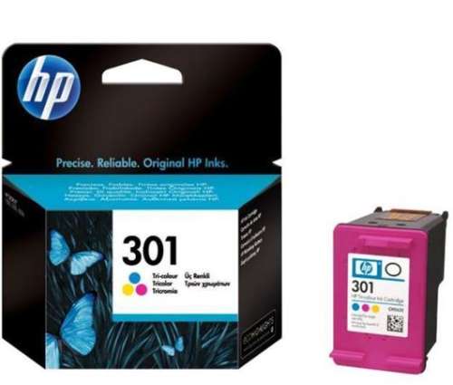 HP CH562EE Atramentová kazeta pre DeskJet 2050, HP 301, farebná, 165 strán