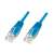 Cablu de corectie, Digitus, CAT5e, U-UTP, 0.5 m, Albastru 134079104