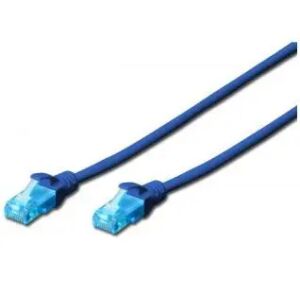DIGITUS Cat5e U/UTP 0.5 m Niebieski 0.5 Patchcord 134079104 - Kabel UTP