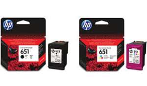 Atramentová kazeta HP C2P10AE pre tlačiareň Deskjet Ink Advantage 5575, HP 651, čierna, 600 strán 31541018 Atramentové kazety