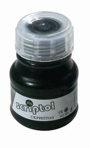 KOH-I-NOOR Scriptol schwarze Tinte, 20g Flasche - Schreibwaren-Zubehör