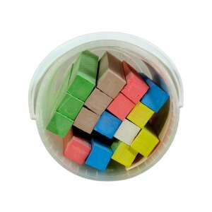 KOH-I-NOOR sidewalk chalks in a bucket, 16 pieces, assorted colors - Chalk