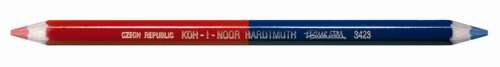 KOH-I-NOOR Hardtmuth Postairón 3423 red and blue double ended colored pencil