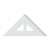 KOH-I-NOOR Riglă triunghiulară, plastic, 60°, KOH-I-NOOR 31541332}