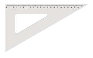 KOH-I-NOOR 60 degree triangle ruler, 21 cm, plastic - ICO