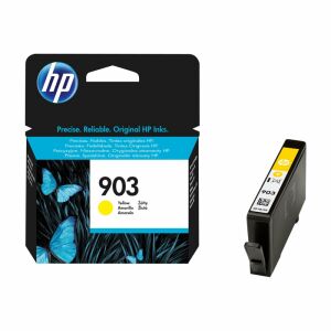 HP 903 Yellow Ink Cartridge in packaging and alone - Printer supply