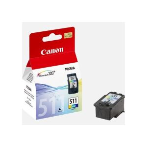 Canon CL-511 Color Ink Cartridge for Pixma Printers, Unboxed and Boxed - Printer supply