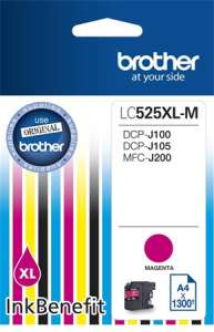 BROTHER LC525XLM Tintenpatrone für DCP-J100, J105 Drucker, BROTHER, magenta, 1300 Seiten 31541618 Drucker & Scanner