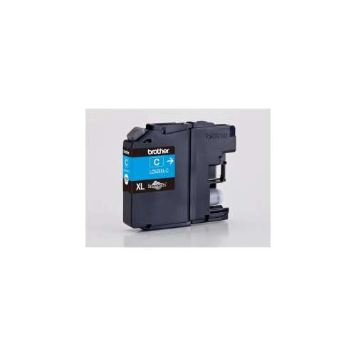 Brother LC525XL Cyan Ink Cartridge, High Yield, 1300 Pages