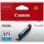 CANON CLI-571C Ink Cartridge for Pixma MG5750, 6850, 7750 printers, CANON, cyan, 7 ml 133613102