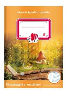 ICO Reading Diary, stitched, A5, 32 pages, grades 4-8, ICO "Hedgehog" - Notebook