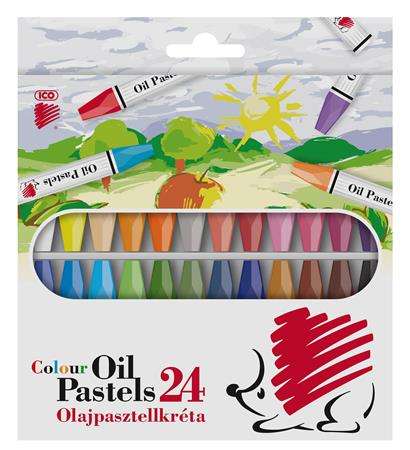 ICO Ölpastellkreide, ICO "Süni", 24 verschiedene Farben