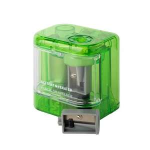 Green ICO battery operated pencil sharpener - ICO