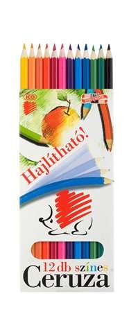 ICO Hedgehog 12 color pencils, flexible, hexagonal, set of 12