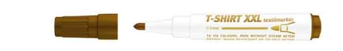 ICO T-Shirt XXL hnedý textilný marker, 1-3 mm, kužeľovitý hrot