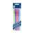 ICO Signetta Mix ballpoint pen set, 5 assorted colors, blue ink, blister pack