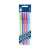 ICO Signetta Mix ballpoint pen set, 5 assorted colors, blue ink, blister pack