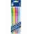 ICO Signetta Mix ballpoint pen set, 5 assorted colors, blue ink, blister pack
