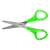 ICO green school scissors for left-handed children