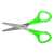 ICO green school scissors for left-handed children