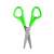 ICO green school scissors for left-handed children