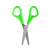 ICO green school scissors for left-handed children