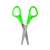 ICO green school scissors for left-handed children