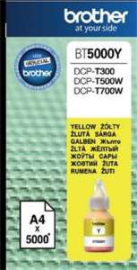 BROTHER BT5000Y Tinte für DCP T-300, 500W, 700W Drucker, BROTHER, gelb, 5k 31541882 Drucker & Scanner
