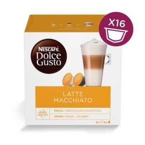 Nescafé Dolce Gusto Latte Macchiato kávékapszulák, 16 db, 8x2 kapszula - Kávépárna & Kávékapszula