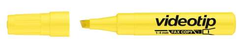 ICO Videotip Textmarker, gelb, 1-4 mm, Fax-Kopie