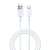Biely kábel Devia USB-A na USB-C