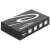 Delock 4-port USB 2.0 switch, black, side view